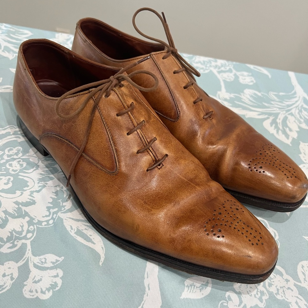 Phineas Cole men’s sz 12 leather shoes/paul Stuart